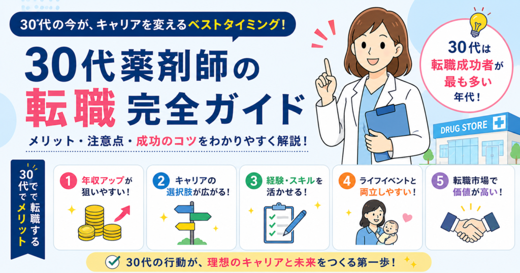 薬剤師転職 30代