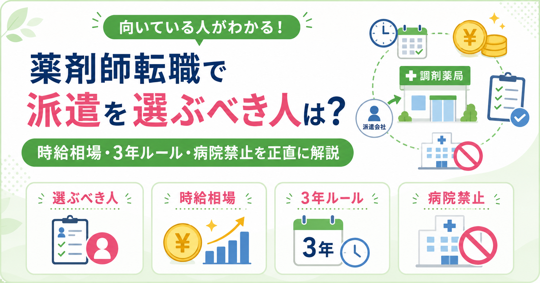 薬剤師 派遣 転職