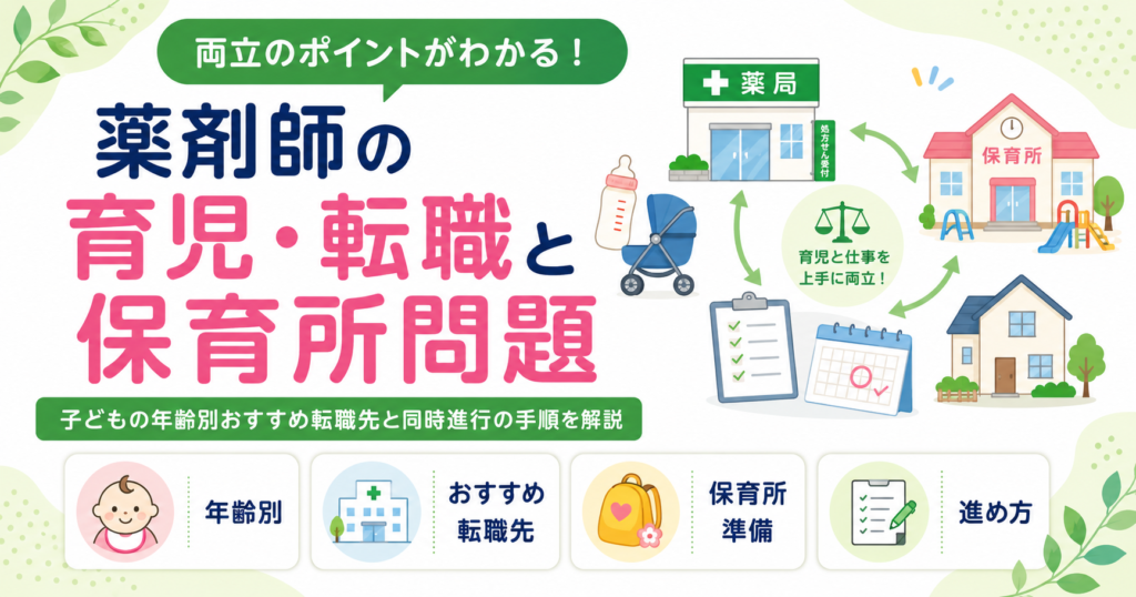 薬剤師 育児 転職 保育所