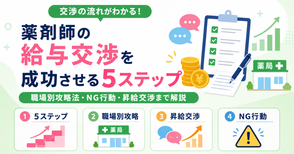薬剤師 給与交渉 成功