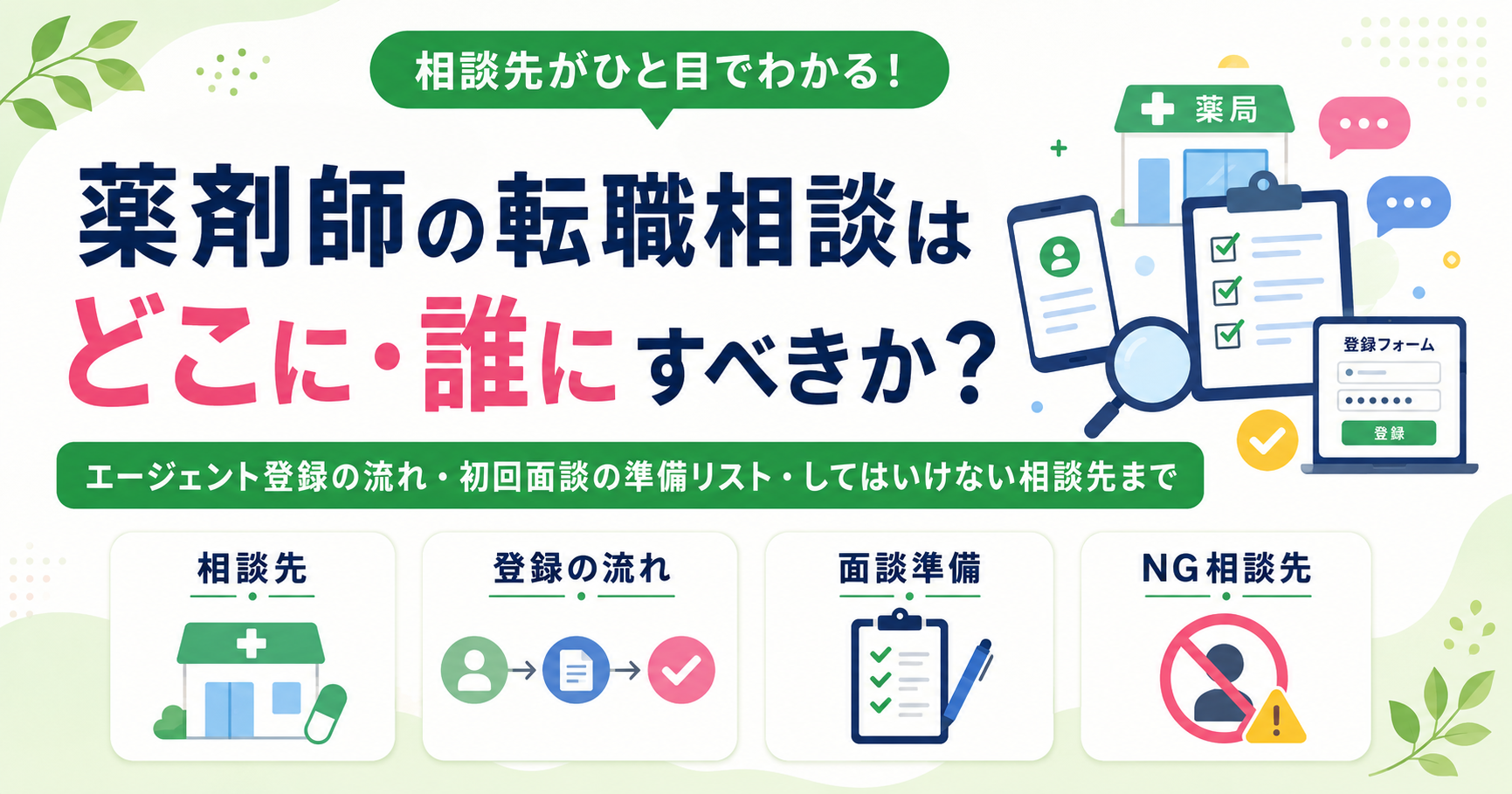 薬剤師 転職 相談