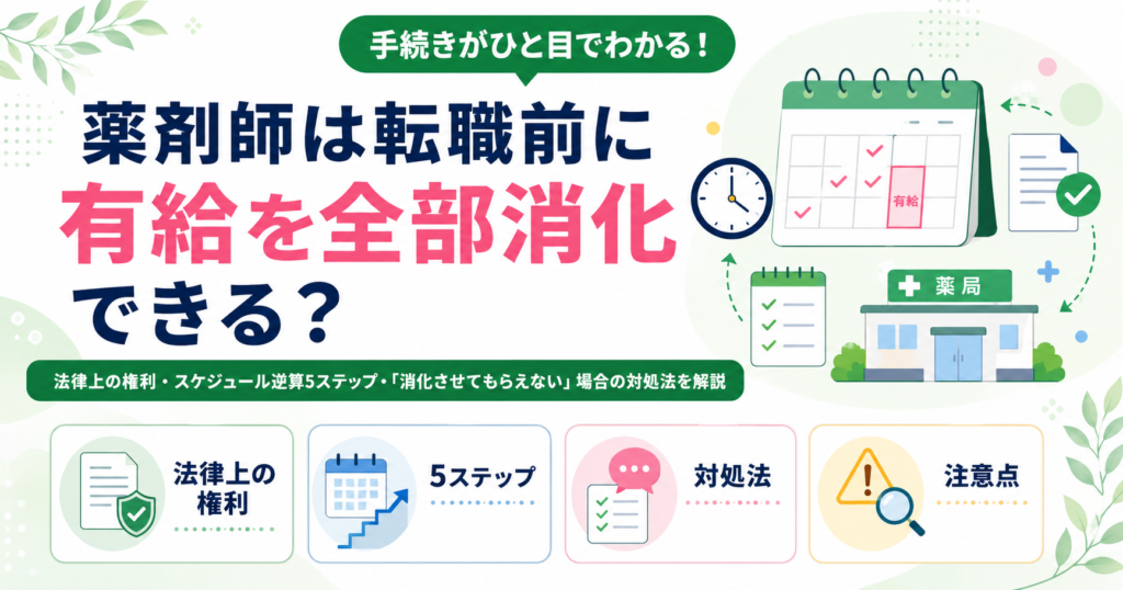 薬剤師 有給消化 転職
