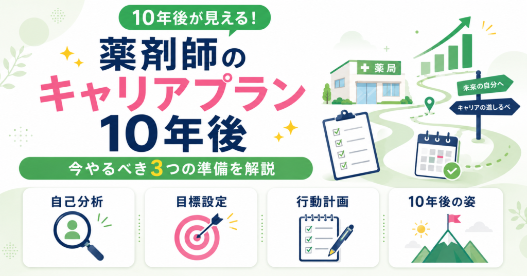 薬剤師 キャリアプラン 10年後
