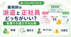 薬剤師 派遣 正社員 転職