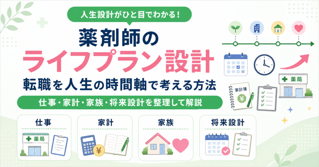 薬剤師 ライフプラン 転職 設計
