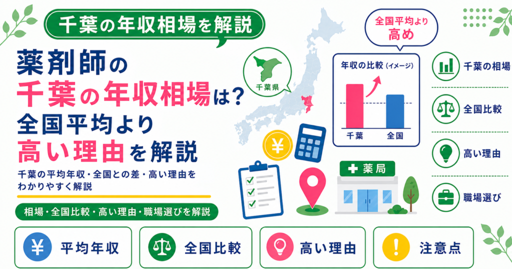 薬剤師 千葉 年収 相場