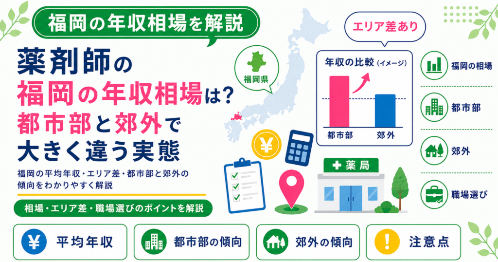 薬剤師 福岡 年収 相場