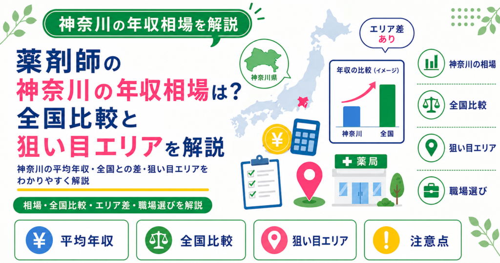 薬剤師 神奈川 年収 相場