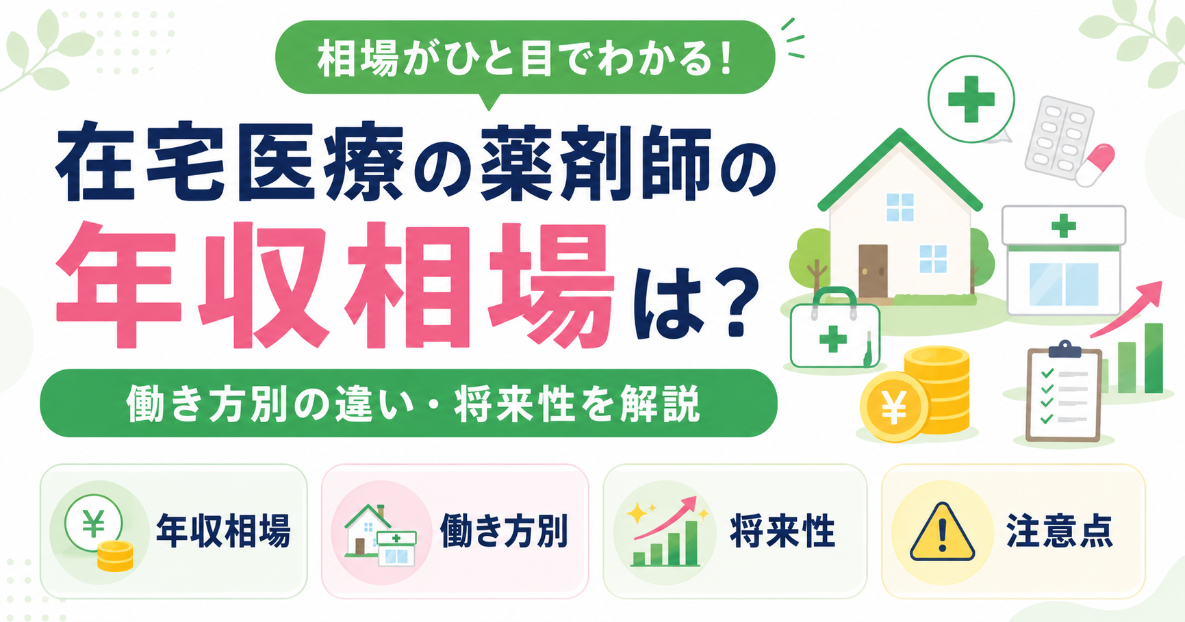 薬剤師 在宅医療 年収 相場
