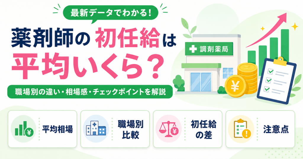 薬剤師 初任給 平均