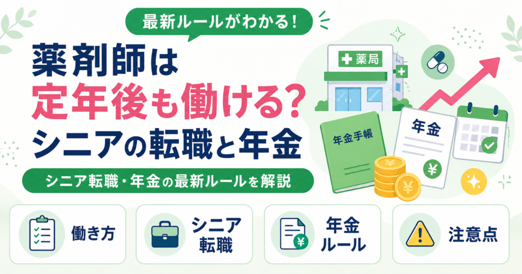 薬剤師 定年後 転職 シニア