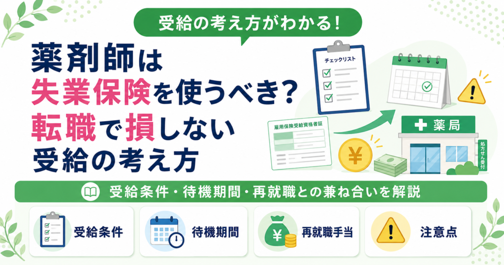 薬剤師 失業保険 転職