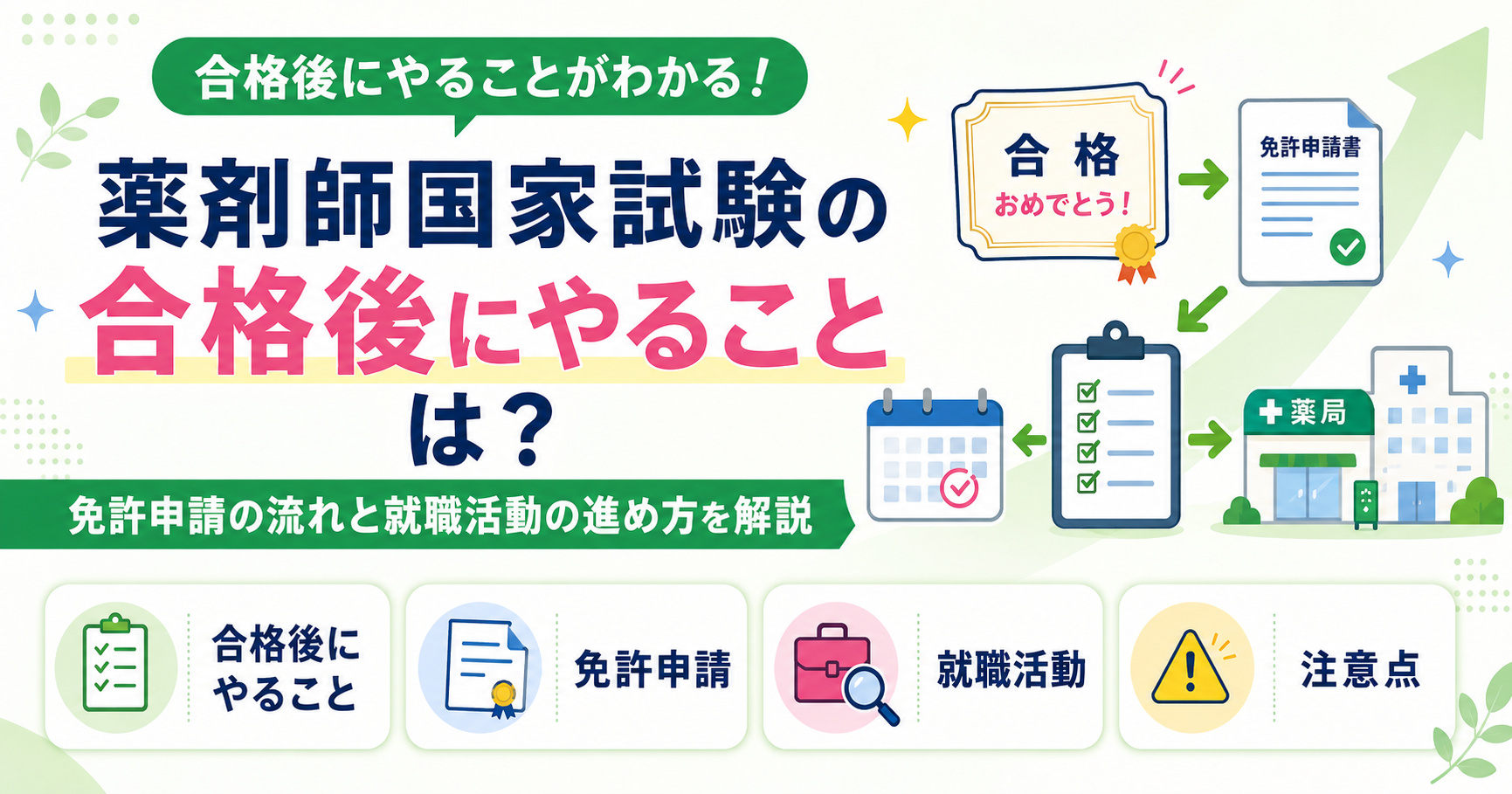 薬剤師 国家試験 合格後 転職活動