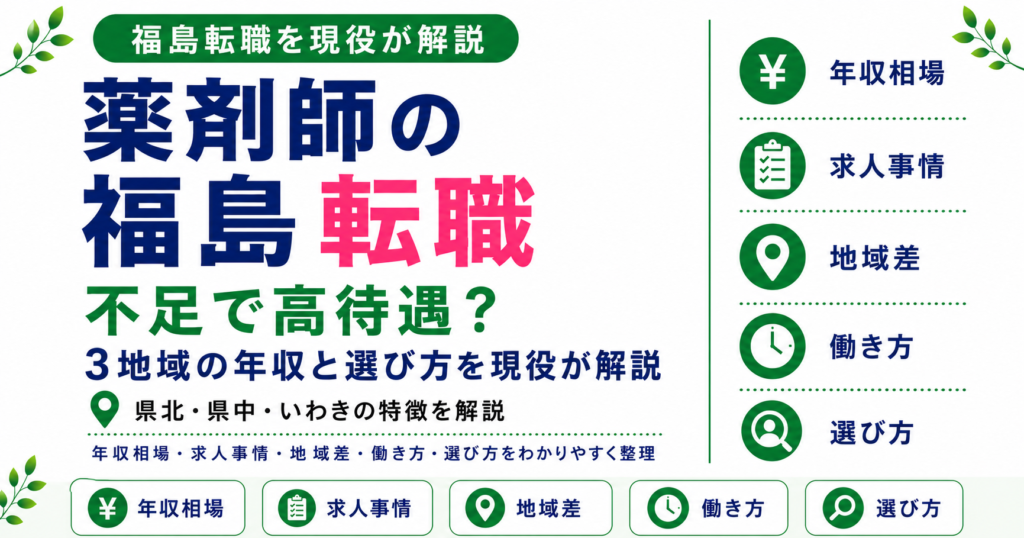 薬剤師 転職 福島