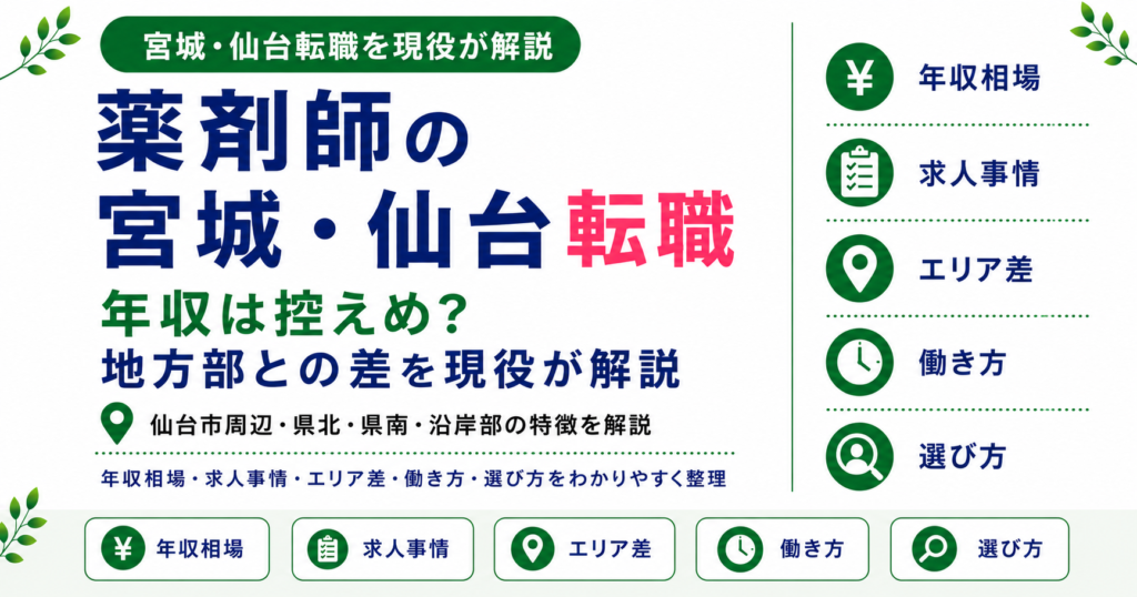 薬剤師 転職 宮城 仙台