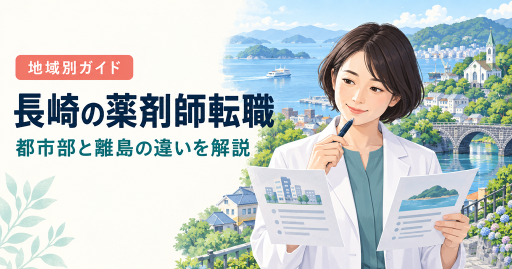長崎の薬剤師転職｜病院が少数区域の県、離島と都市部の違いを解説
