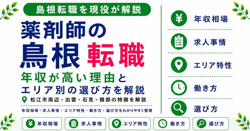 薬剤師 転職 島根