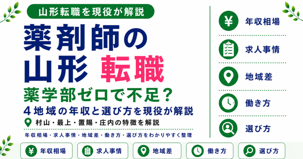 薬剤師 転職 山形