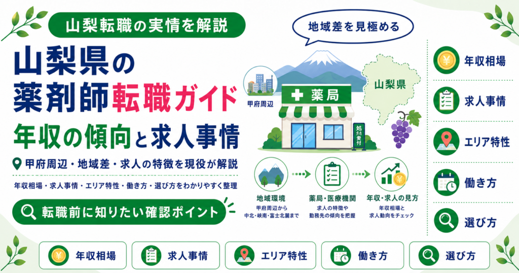 薬剤師 転職 山梨