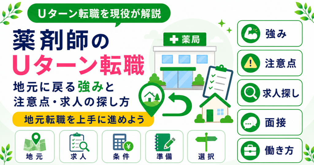 薬剤師 Uターン 地元 転職
