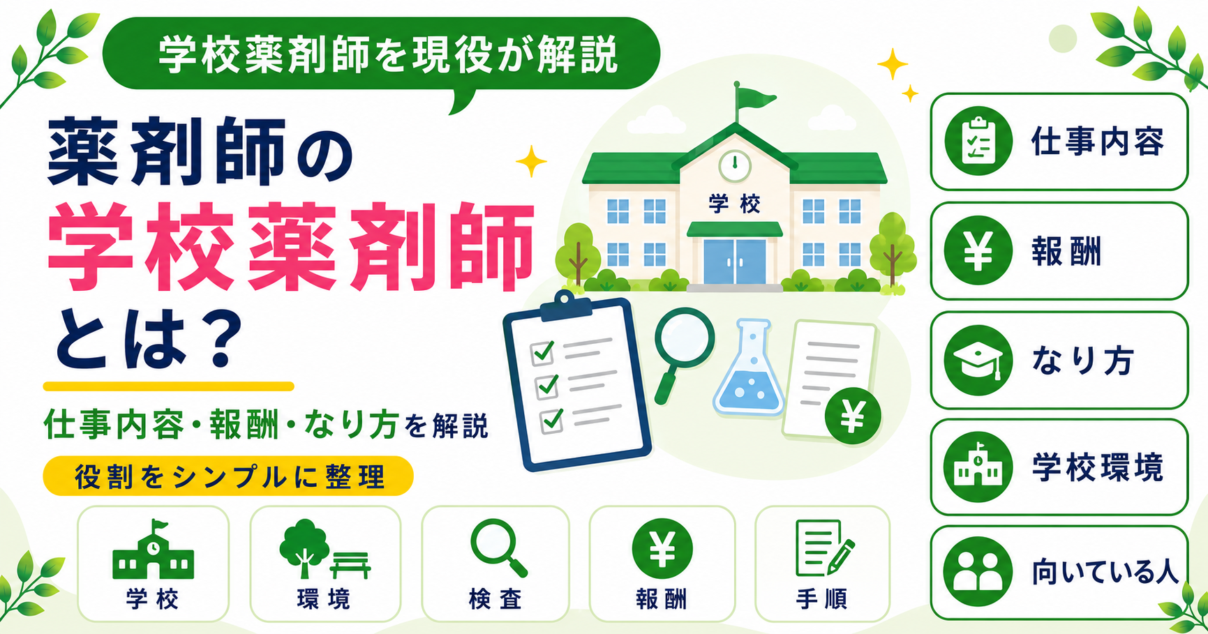 薬剤師 学校薬剤師 嘱託 転職