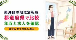薬剤師の都道府県別転職ガイド｜地域ごとの年収相場まとめ