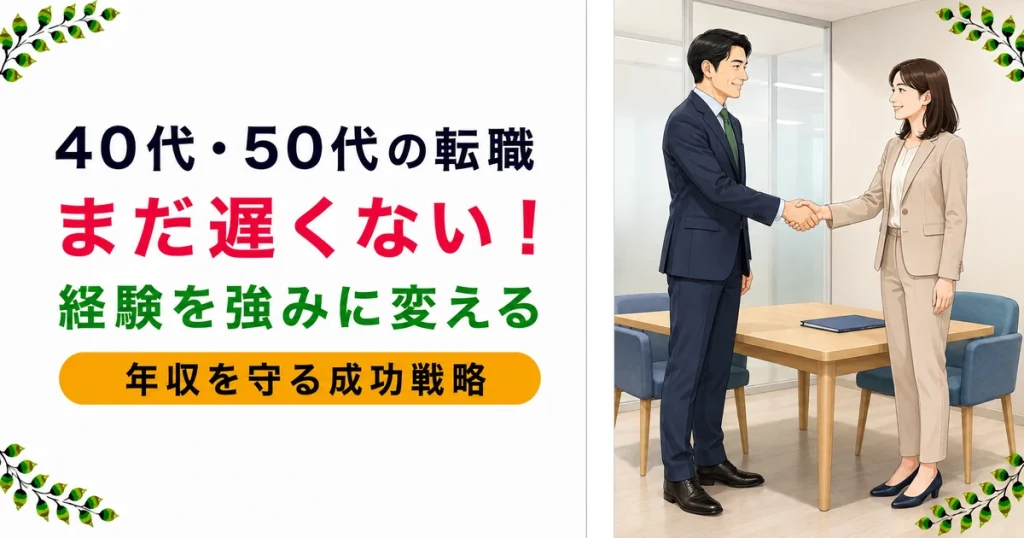 薬剤師40代・50代の転職完全ガイド｜年代別の成功戦略・年収を守るポイント・面接対策を現役薬剤師が解説