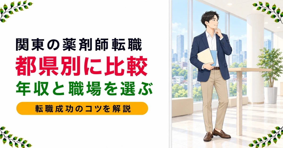 関東の薬剤師転職おすすめガイド|都県別の特徴と職場の選び方を解説