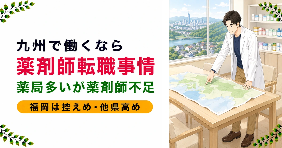 九州の薬剤師転職ガイド|福岡と他県の年収傾向・選び方を現役が解説