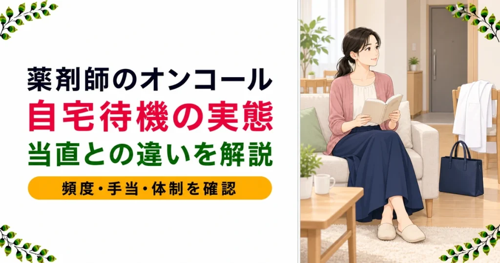 薬剤師のオンコールとは｜呼び出しの実態と当直との違いを解説