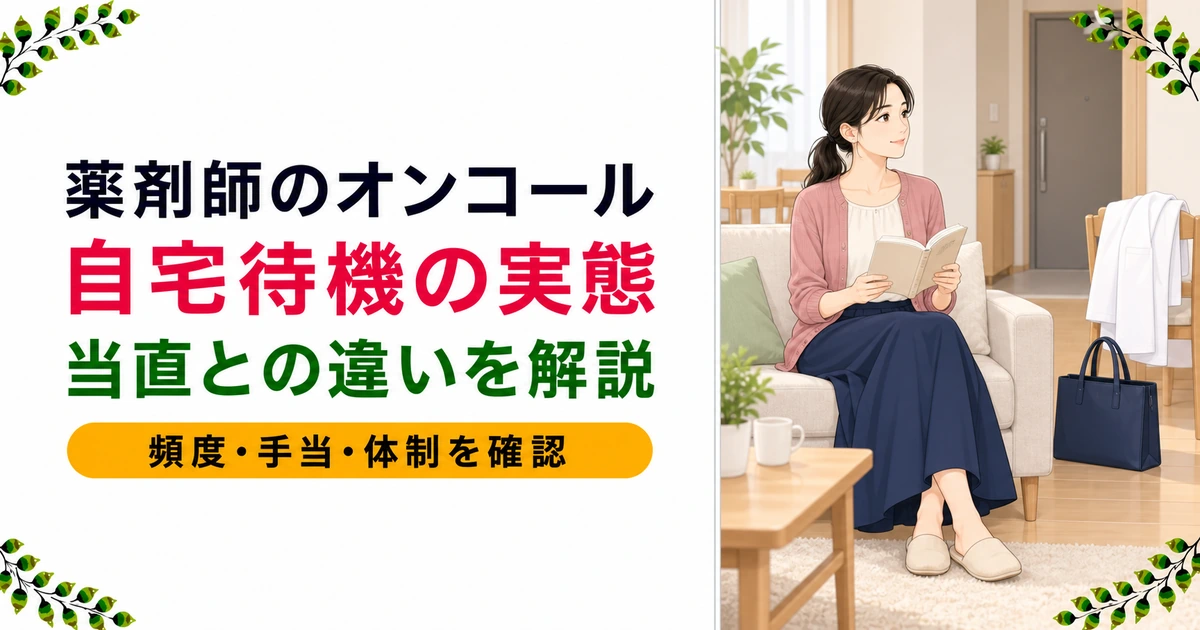 薬剤師のオンコールとは｜呼び出しの実態と当直との違いを解説